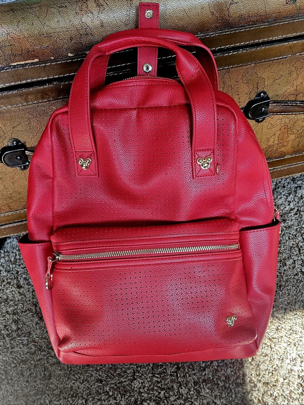 Disney Red Women’s Backpack Tote